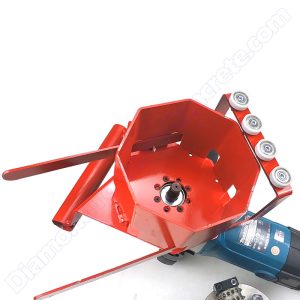 Positionable Cover for 125mm Double Layer Angle Grinder Bush Hammer 2