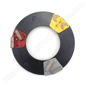 adapter for 240mm Klindex ring to Trapezoid concrete grinding segments