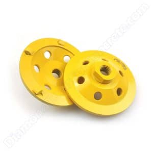 4 Inch PCD Cup Wheel for Aggressive Coating Removal