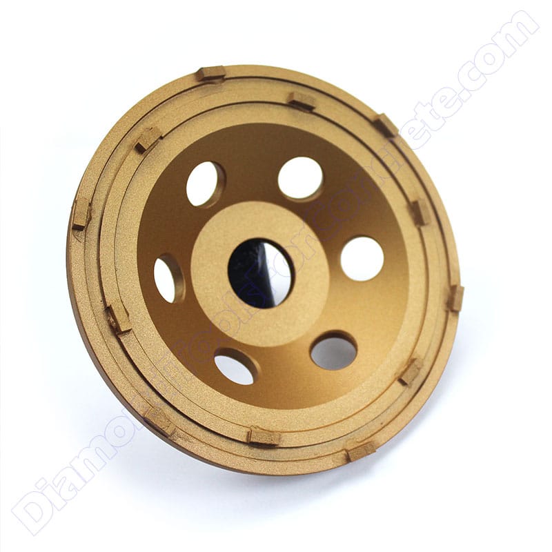 125mm Diamond Cup Grinding Wheel with Rectangle PCD 3