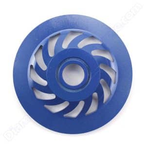 125mm Spiral Body PCD Coating Removal Cup Wheel 5