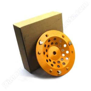 7 Inch PCD Cup Grinding Wheel with Sacrificial Arrows 2