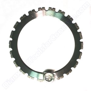 U segment laser welded concrete cutting ring saw blade 2