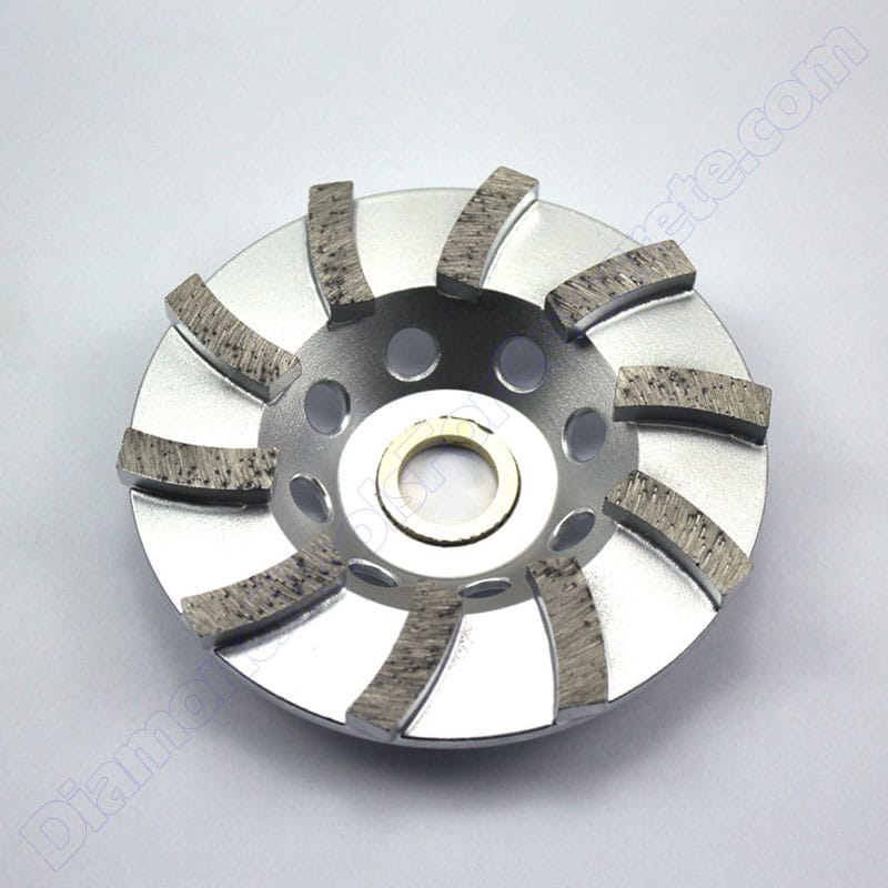 4 Inch Concrete Grinding Wheel with 10 Turbo Segments