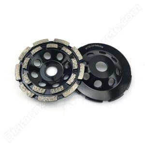 125mm Double Row Diamond Cup Grinding Wheel 3