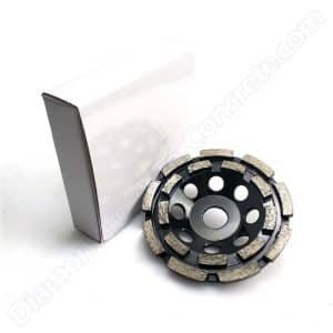 125mm Double Row Diamond Cup Grinding Wheel