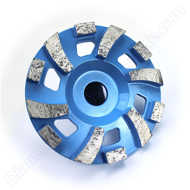 5 Inch Concrete Grinding Disc with Spiral and Bar Segments