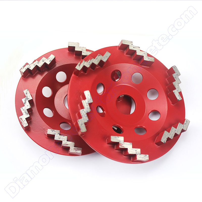 125mm Zigzag Concrete Diamond Cup Wheel