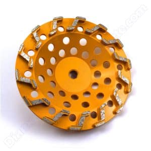 7 Inch Diamond Cup Grinding Wheel with S Segments 2