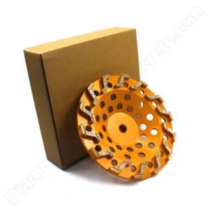 7 Inch Diamond Cup Grinding Wheel with S Segments 3