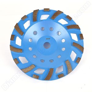 230mm sprial segmented EDCO concrete grinding cup wheels