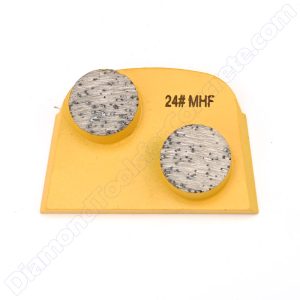 2 button segments Lavina concrete grinding diamonds