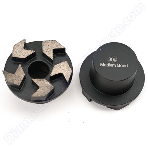 5 Arrow Segments Diamond Grinding Plug for Concrete 3