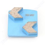 2 arrow segments Scanmaskin concrete grinding diamonds