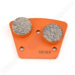 2 button segments Trapezoid concrete grinding diamonds