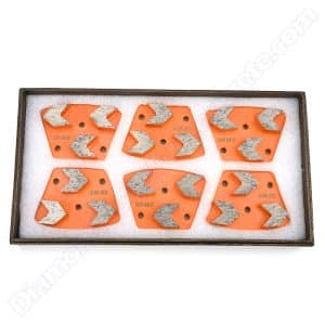 3 Arrows Trapezoid Diamond Grinding Shoes for Concrete