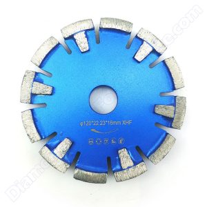 120mm tuck point diamond saw blade with side teeth