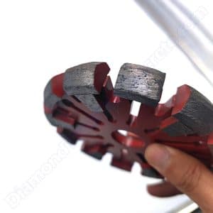 125mm tuck point diamond saw blade with side teeth 3