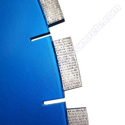 Arix segments for wall saw blades